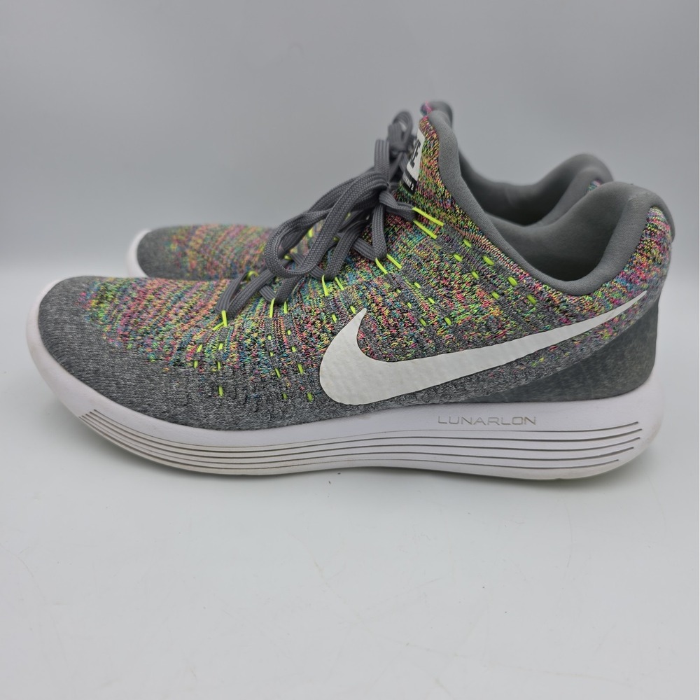 Nike LunarEpic Flyknit 2 Low Women's Size 11 Running Shoes Gray